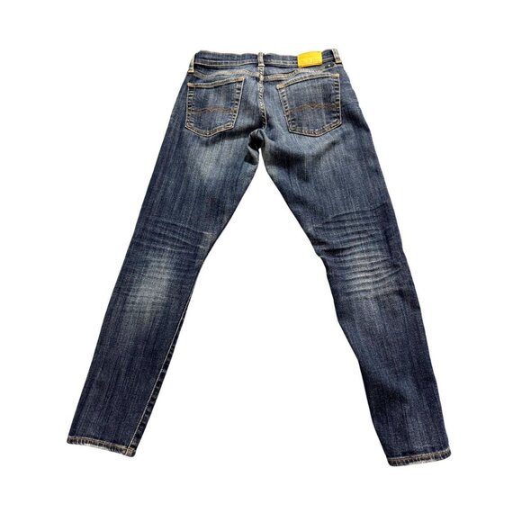 Lucky Brand Sienna Cigarette Jeans Low Rise Stone Wash Denim Blue Women SZ 00/24 - Picture 2 of 10